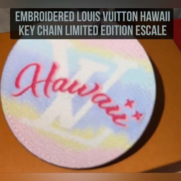 LIMITED EDITION LOUIS VUITTON ESCALE KEYCHAIN HAWAII NEW! - Picture 4 of 9